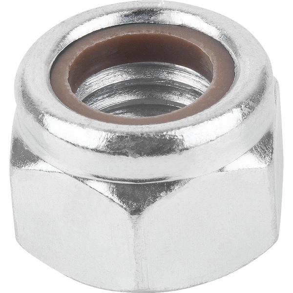 Kipp Hex Nut, M10, Steel, Class 10, Zinc Plated, 11.50 mm Ht K1147.310 - main